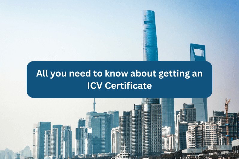 getting an ICV Certificate UAE