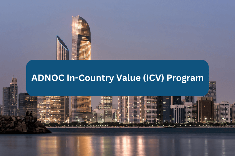 ADNOC – In-Country Value (ICV) Program